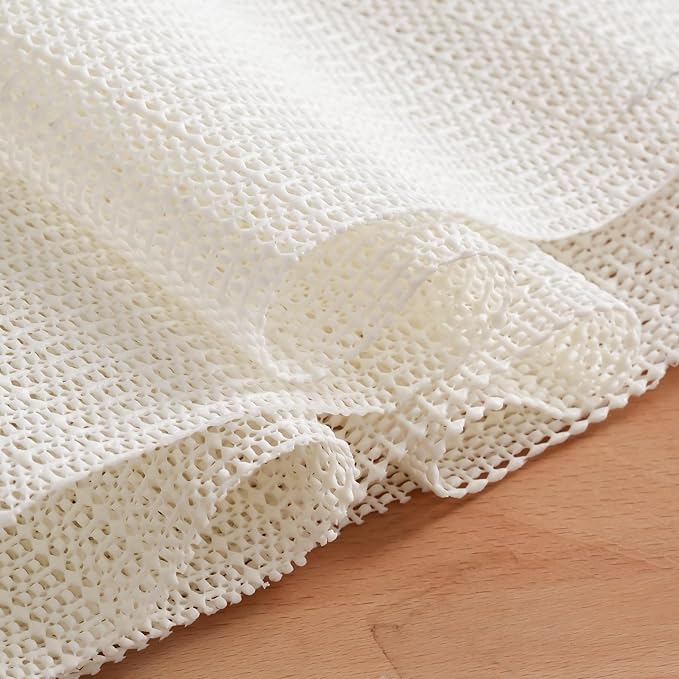 8X10 FT Non-Slip Rug Pad Gripper for Hardwood Floors, Tile, & Carpet – Anti-Slip Rug Pads to Keep Area Rugs Secure and in Place, Protects Floors, Prevents Slipping and Sliding