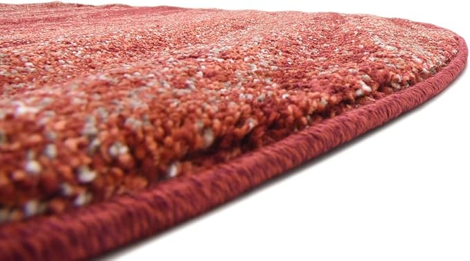 Unique Loom Del Mar Collection Area Rug - Lucille (6' 1" Round, Terracotta/ Red)