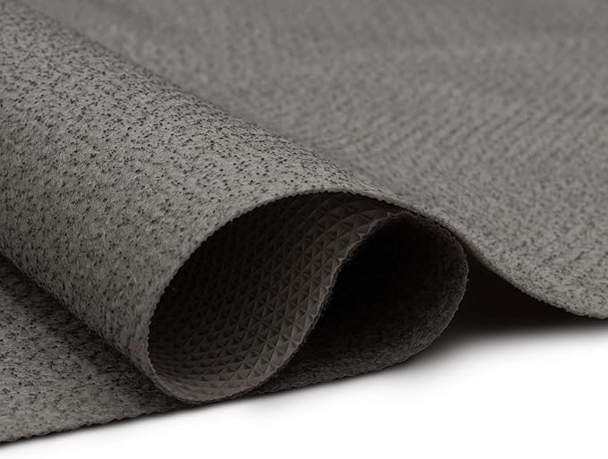 Mohawk Home Low Profile Waterproof Rug Pad Utility Solid Gray 5' X 7' Pet and Kid Proof Rug Pad Perfect for Kitchen, Living Room, Kids Room, Dining Room, Hallway