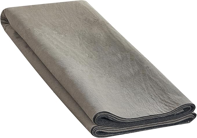 VEVOR 8' x 10' Non-Slip Rug Pad Gripper - 1/4" Thick Polyester Felt & Latex Backing Padding Cushion for Area Carpet Runner Hardwood Floors Living Room - Grey