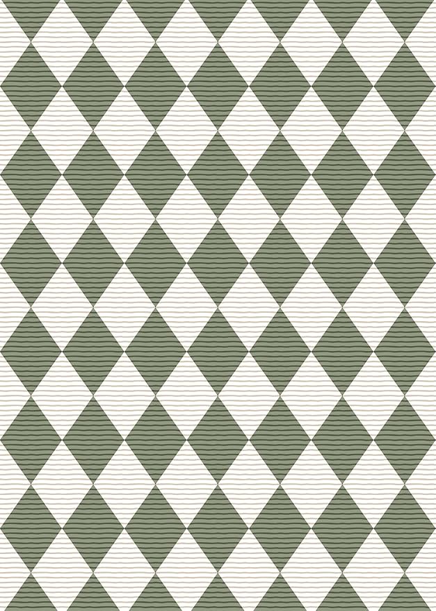 6x9 Washable Checkered Rugs for Bedroom, Green and White Area Rug for Living Room, Geometric Faux Wool Carpet for Kids, Girls, Boys Playroom, Dorm, Nursery, Dining Room, Kitchen, Non Slip