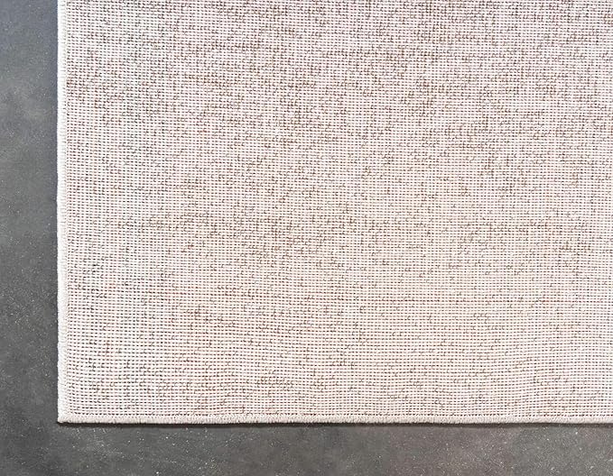 Unique Loom Del Mar Collection Area Rug - Lucille (7' 1" x 10' Rectangle, Bone Beige)