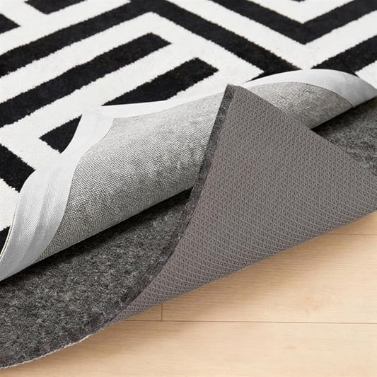 GORILLA GRIP Felt with Rubber Stay in Place Slip Resistant Rug Pad, 1/8 inch Thick, 3x5 FT Protective Padding Under Area Rugs, Cushioned Gripper Pads, Carpet Runners, Hardwood Floors Protection