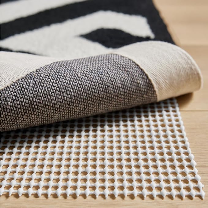 GORILLA GRIP Strong Rug Pad Gripper, US Designed, Grips Help Keep Area Rugs Safe and in Place, Slip and Skid Resistant Pads for Hard Floors, Under Carpet Mat Cushion and Hardwood Protection 2x3 FT