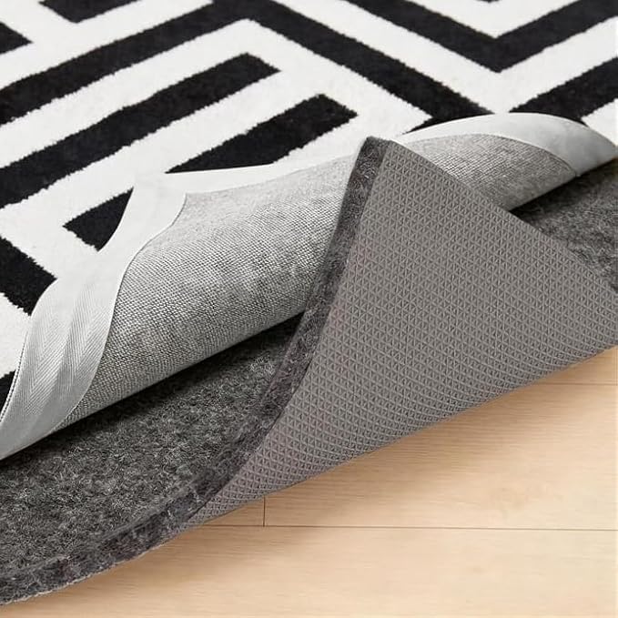 GORILLA GRIP Felt with Rubber Stay in Place Slip Resistant Rug Pad, 1/4 inch Thick, 3x5 FT Protective Padding Under Area Rugs, Cushioned Gripper Pads, Carpet Runners, Hardwood Floors Protection