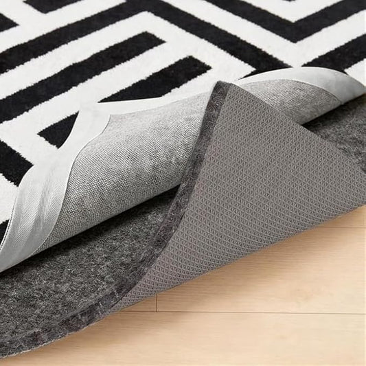 GORILLA GRIP Felt with Rubber Stay in Place Slip Resistant Rug Pad, 1/4 inch Thick, 3x5 FT Protective Padding Under Area Rugs, Cushioned Gripper Pads, Carpet Runners, Hardwood Floors Protection