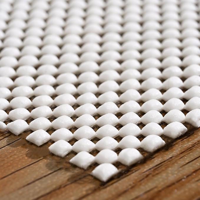 Non Slip Rug Pad Gripper 3x5 FT for Hardwood Floors, Eco-Friendly Anti Skid Mat Under Area Rugs, Keeps Rugs Safe and Flat, Odorless Cushioned Pad for Floor Protection, Easy to Trim Multi-Use Mat