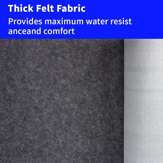 Waterproof Non-Slip Rug Pad 2x6 for Large Area Rugs Durable Felt Floor Protection pad for All Floors, Suitable for Cutting. Rug Pads Keep Rugs in Place and Provide Cushioning