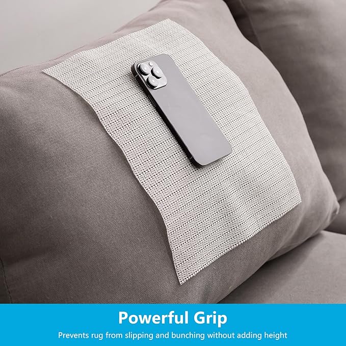 2X8 FT Non-Slip Rug Pad Gripper for Hardwood Floors, Tile & Carpet – Anti-Slip Rug Pads to Keep Area Rugs Secure and in Place, Protects Floors, Prevents Slipping and Sliding
