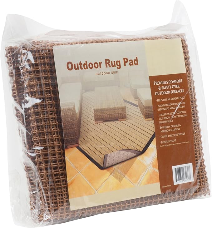 Sphinx by Oriental Weavers 231744 Oriental Weavers OutdoorGrip 0007C Indoor Area Rug Pad 1 ft. 8 in. X 3 ft. 4 in.