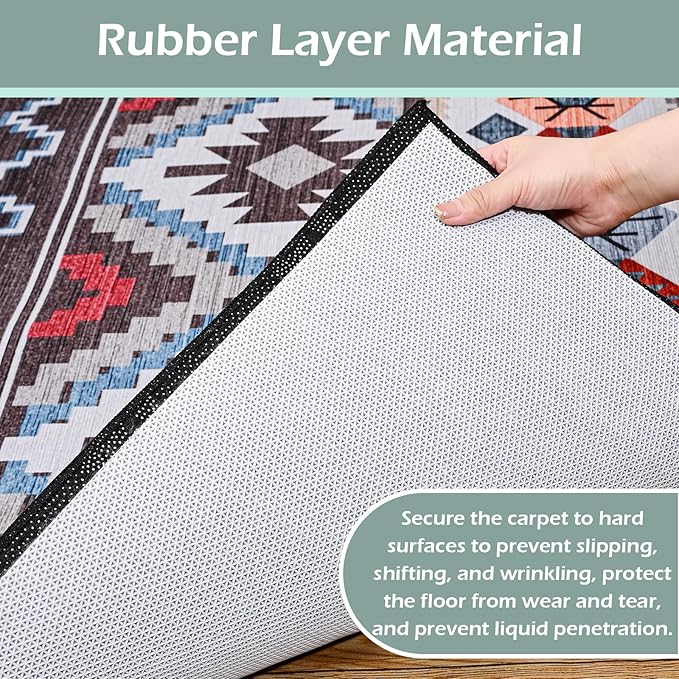 100% Waterproof Rug Pad, 3x5 Foot Non-Slip Rug Pad, 1/4 Inch Non-Slip Carpet,Suitable for Hardwood Floor Felt MATS and All Floors, Protecting The Floor and Keeping The Carpet Soft and Safe