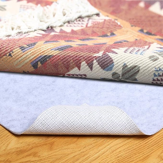 Non Slip Rug Pad, Natural Rubber Backing Rug Pads 1/4” Thick, Felt Rug Gripper Pad, Non Slip Under Carpet Mat, Under Rug Cushion for Hardwood Floors, Carpet Runners (2x3FT)
