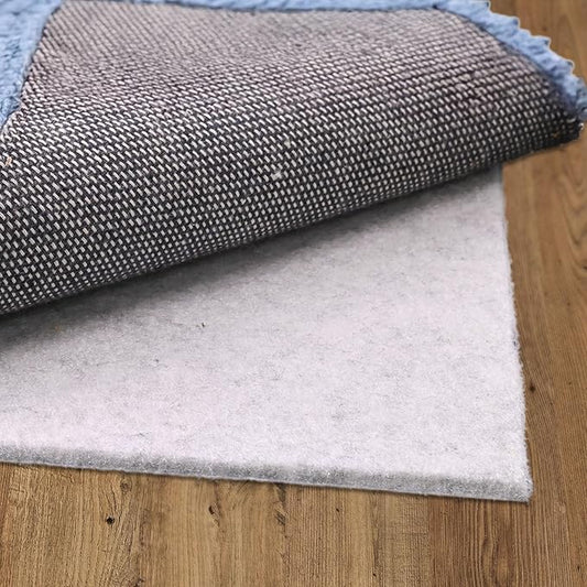 5' x 8' Non Slip Rug Pad Waterproof, 1/4" Thick 100% Felt +Rubber Rug Pad, Under Area Rug Pad Protective Cushioning Rug Pads Carpet Gripper Keep Rugs in Place, Safe for All Floors