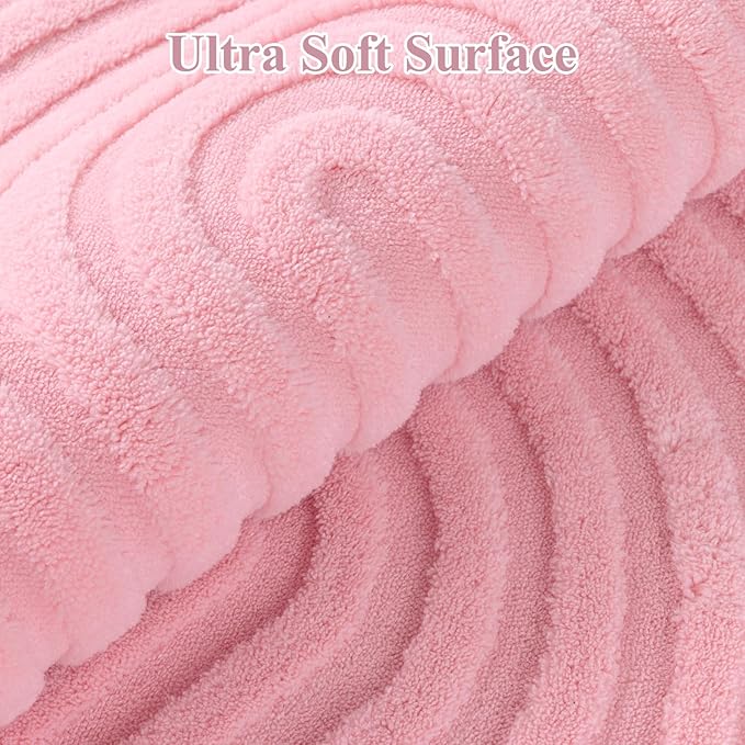Pauwer 3x5 Washable Area Rugs for Living Room Modern Pink Solid Color Soft Fluffy Rugs for Bedroom Non Slip Boho Accent Indoor Mat Floor Carpet Cover for Kids Room Dining Room Kitchen Office, Pink