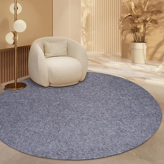 Waterproof Rug Pad Round 1/4Thick Waterproof Non-Slip Rug Pad， Pad for Hardwood Floors， Rug Pads for All Floors and Finishes, Keeps Carpets in Place Soft and Safe（3TF）