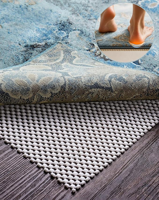 Veken Runner Rug Pad Gripper for Hardwood Floors, Non Slip 2.5x4 Ft Rug Pads for Area Rugs, Thick Rug Grippers for Tile Floors, Under Carpet Anti Skid Mat, Keep Your Rugs Safe and in Place