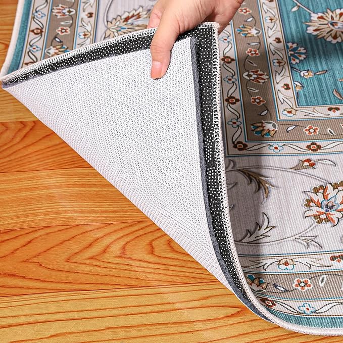 Waterproof Rug Pad 10 x 14 Ft, 1/4" Thick Under Area Carpet Padding, Non Slip Felt Rug Pads for Hardwood Floors, Protective Underlay Keeps Rugs in Place Without Wrinkles