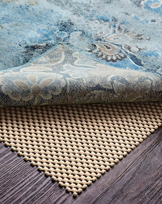 Veken 5x7 Ft Rug Pad Gripper for Hardwood Floors, Non Slip Khaki Rug Pads for Area Rugs, Thick Rug Grippers for Tile Floors, Under Carpet Anti Skid Mat, Keep Your Rugs Safe and in Place