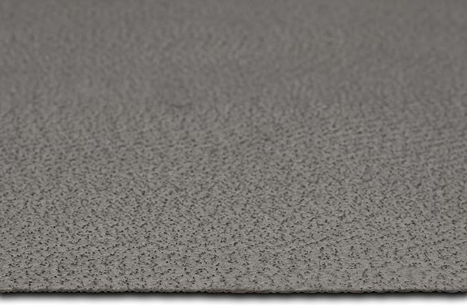 Mohawk Home Low Profile Waterproof Rug Pad Utility Solid Gray 8' Round Rug Pad Perfect for Kitchen, Living Room, Kids Room, Dining Room, Hallway, Office, Garage, Entryway, Bathroom, Laundry Ro