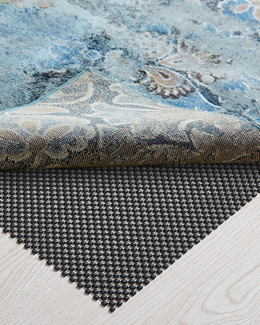 Veken Runner Rug Pad Gripper for Hardwood Floors, Non Slip 2x8 Ft Black Rug Pads for Area Rugs, Thick Rug Grippers for Tile Floors, Under Carpet Anti Skid Mat, Keep Your Rugs Safe and in Place