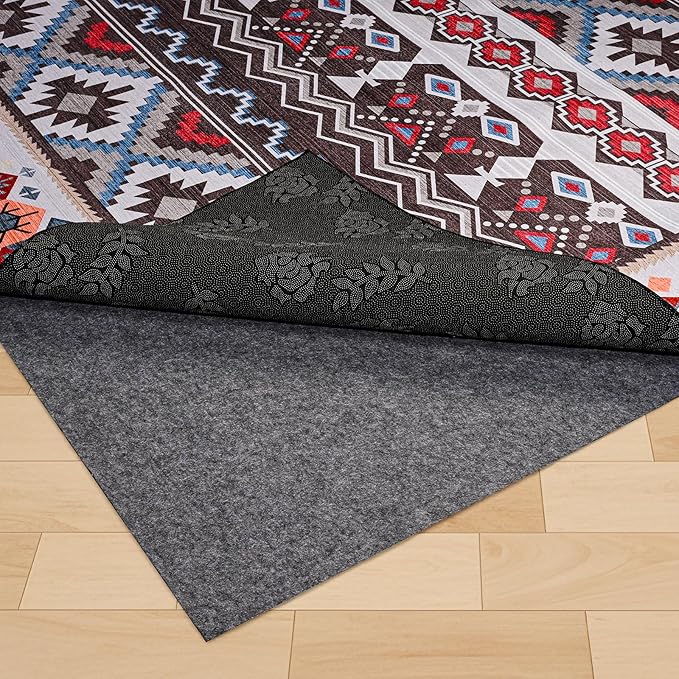 100% Waterproof Rug Pad, 3x5 Foot Non-Slip Rug Pad, 1/8 Inch Non-Slip Carpet,Suitable for Hardwood Floor Felt MATS and All Floors, Protecting The Floor and Keeping The Carpet Soft and Safe