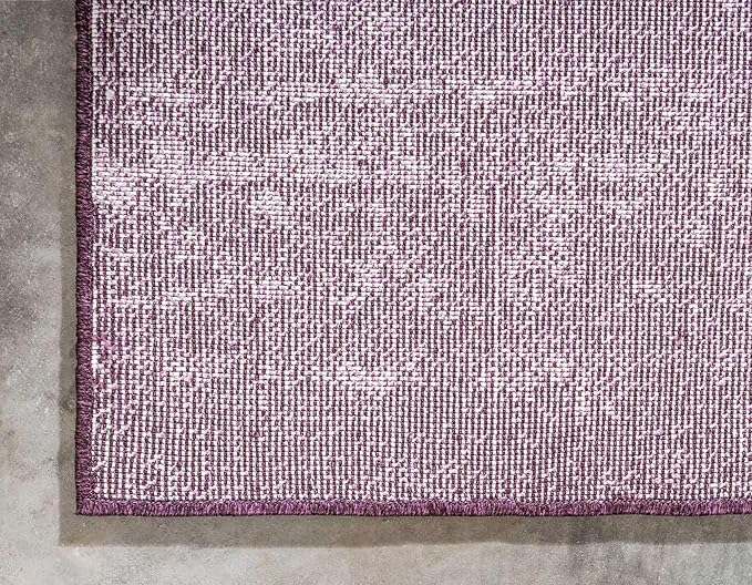 Unique Loom Del Mar Collection Area Rug - Lucille (2' 2" x 3' 1" Rectangle, Violet)