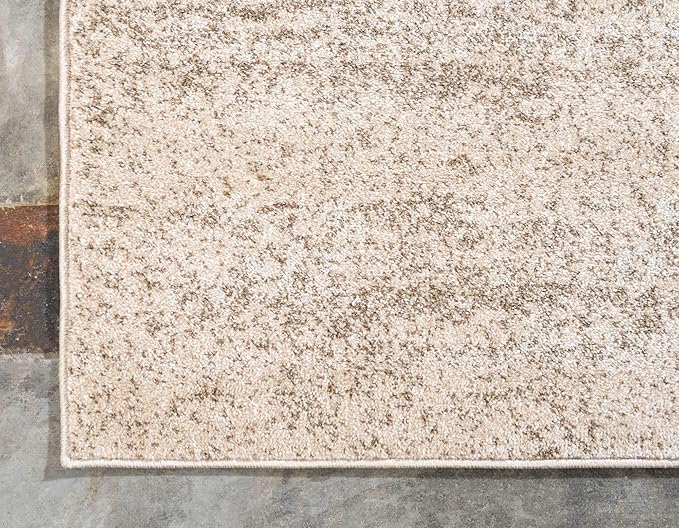Unique Loom Del Mar Collection Area Rug - Lucille (7' 1" x 10' Rectangle, Bone Beige)