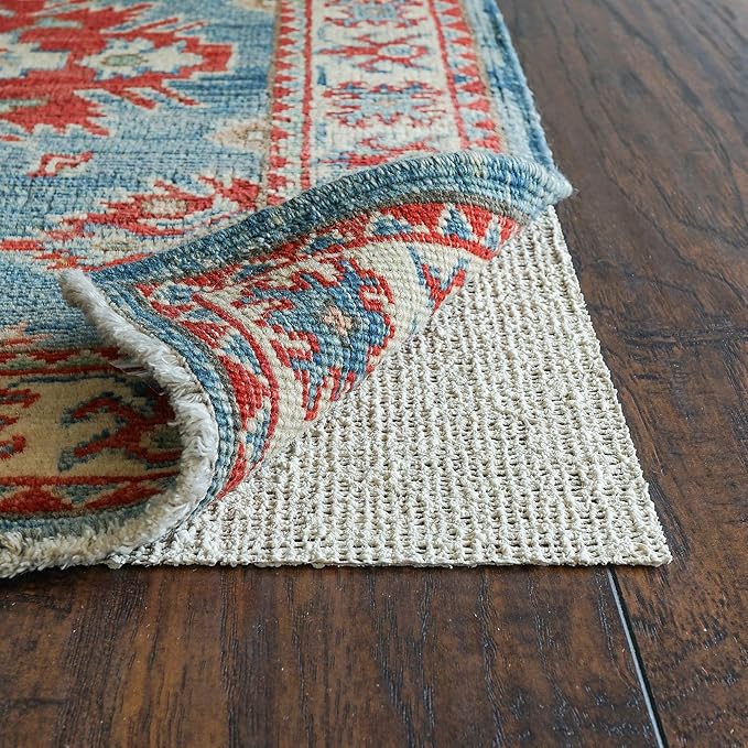 RUGPADUSA - Nature's Grip - 12'x15' - 1/16" Thick - Rubber and Jute - Eco-Friendly Non-Slip Rug Pad - Safe for Your Floors and Your Family, Many Custom Sizes