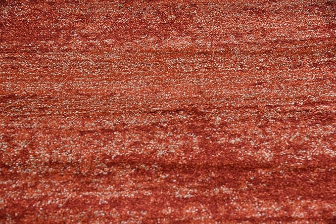 Unique Loom Del Mar Collection Area Rug - Lucille (6' 1" Round, Terracotta/ Red)