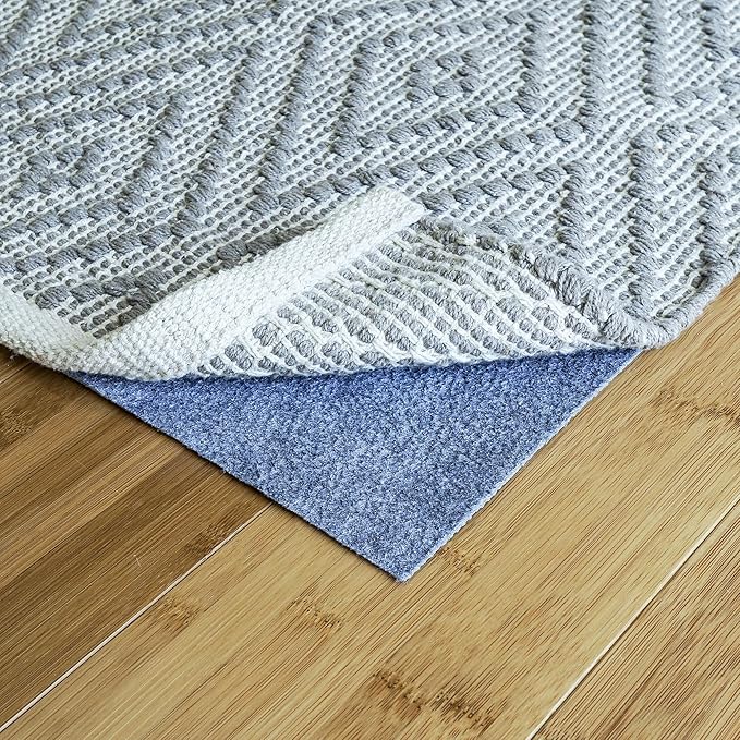 RUGPADUSA - RugPro - 5'10" x 8'10" - 1/16" Thick - Felt and Rubber - Ultra Slim Non-Slip Rug Pad - Perfect for High Traffic Areas and Entryways, Many Custom Sizes