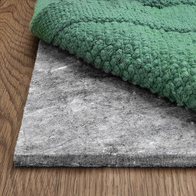 GATORGRIP Non-Slip Rug Pad, 6x9, 0.13 inch, Felt Cushion with Real Rubber Backing, Made in the USA, Great for Wood, Stone, Porcelain and Ceramic Tile, or Laminate