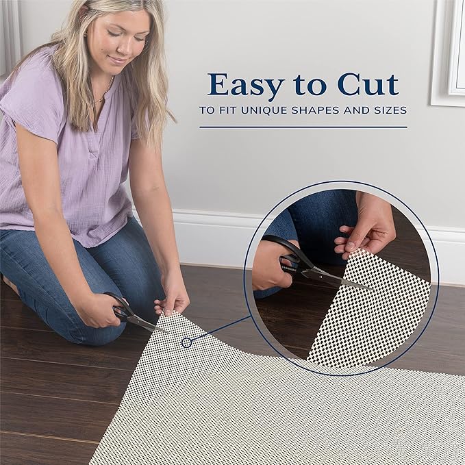 Veken Runner Rug Pad Gripper for Hardwood Floors, Non Slip 2x8 Ft Rug Pads for Area Rugs, Thick Rug Grippers for Tile Floors, Under Carpet Anti Skid Mat, Keep Your Rugs Safe and in Place