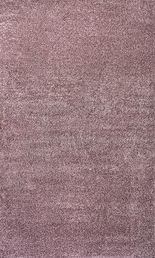 Eyely UES100R-14 Supersoft Haze Solid Low-Pile Indoor Area Rug, Coastal, Bohemian, Minimalist, Classic, Casual for Bedroom,Kitchen,Living Room,Non Shedding,Easy-Washing, Purple, 10 X 14