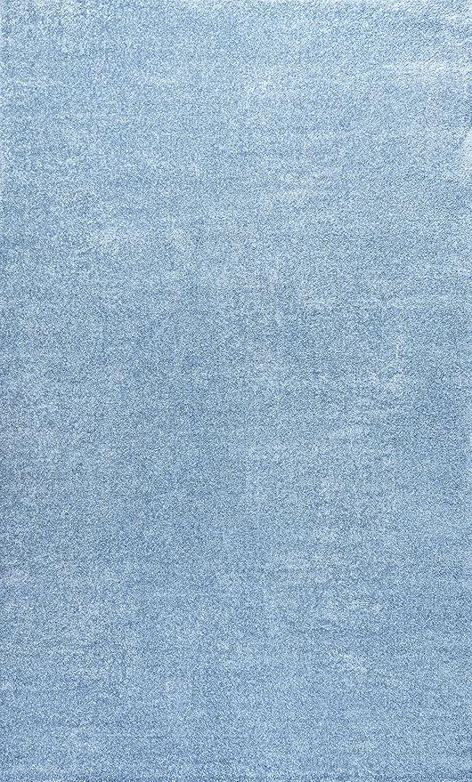 JONATHAN Y Haze Solid Low-Pile Classic Blue Indoor Area Rug 9x12, Coastal,Bohemian,Minimalist,Classic, Easy-Cleaning for Living Room,Bedroom,Kitchen,Pet Friendly,Non-Shedding (SEU100F-9)