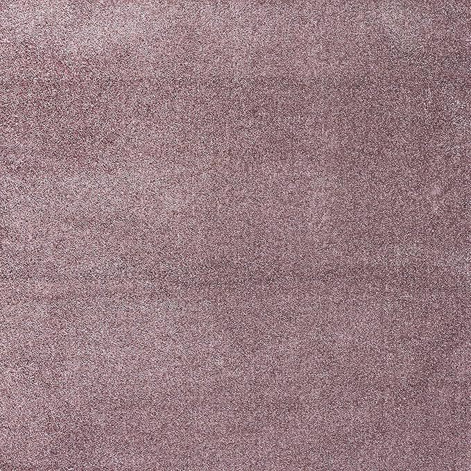 Eyely UES100R-6SQ Supersoft Haze Solid Low-Pile Indoor Area Rug, Coastal, Bohemian, Minimalist, Classic, Casual for Bedroom,Kitchen,Living Room,Non Shedding,Easy-Washing, Purple, 6' Square